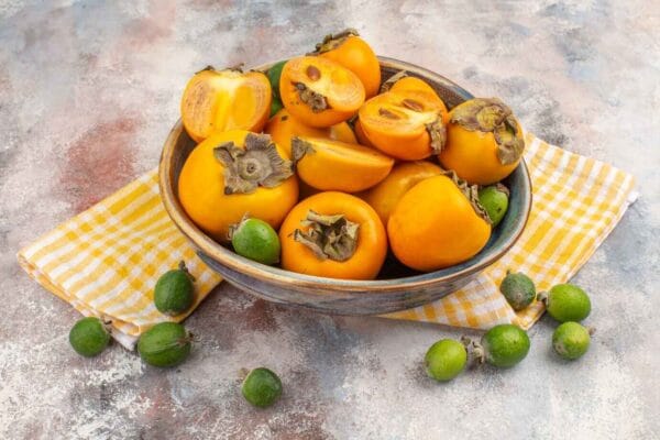 Vibrant Persimmons, an Exotic Winter Fruit in Pakistan