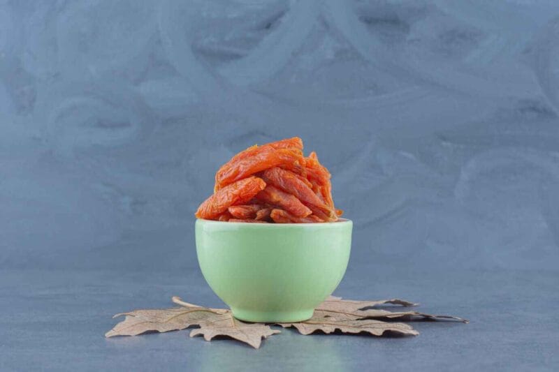 Dried Apricot (خشک خوبانی) in a bowl