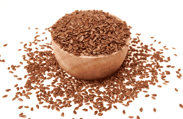 Flaxseed (السی کے بیج) in a bowl