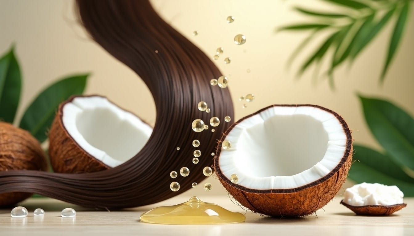 Coconut oil for hair uses and benefits