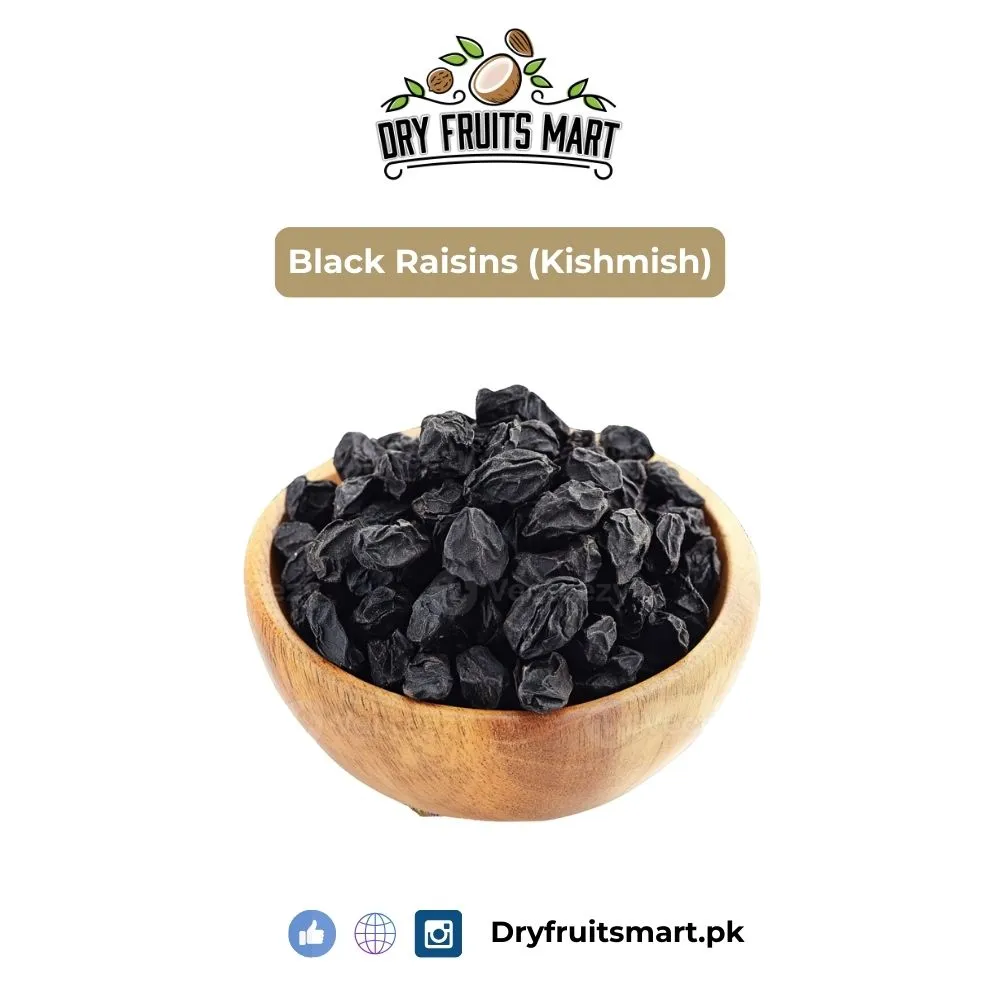 Black Raisins (Khishmish) - Nutritious Dried Raisins from Pakistan