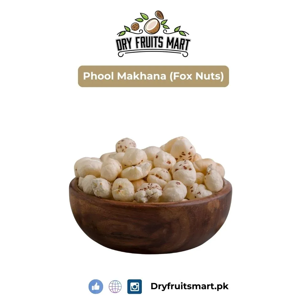 Phool Makhana price in Pakistan – premium quality Fox Nuts available at Dry Fruits Mart