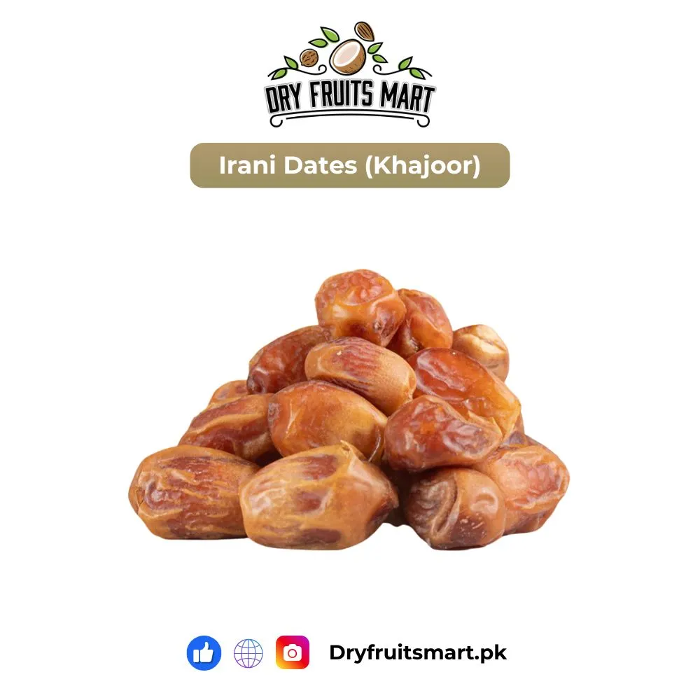 Irani Dates (Khajoor) with prices in Pakistan, premium quality dates available for purchase.