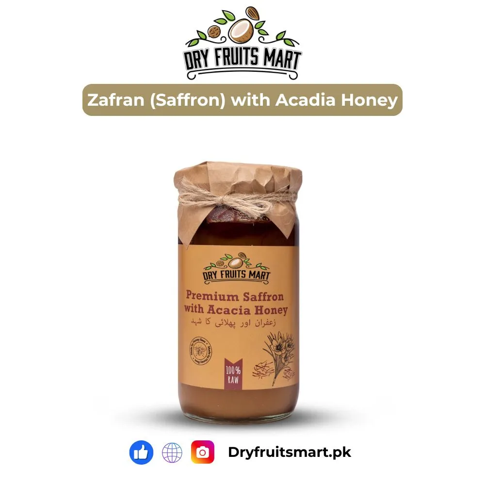 Zafran (Saffron) with Acacia Honey Price in Pakistan – premium saffron-infused honey