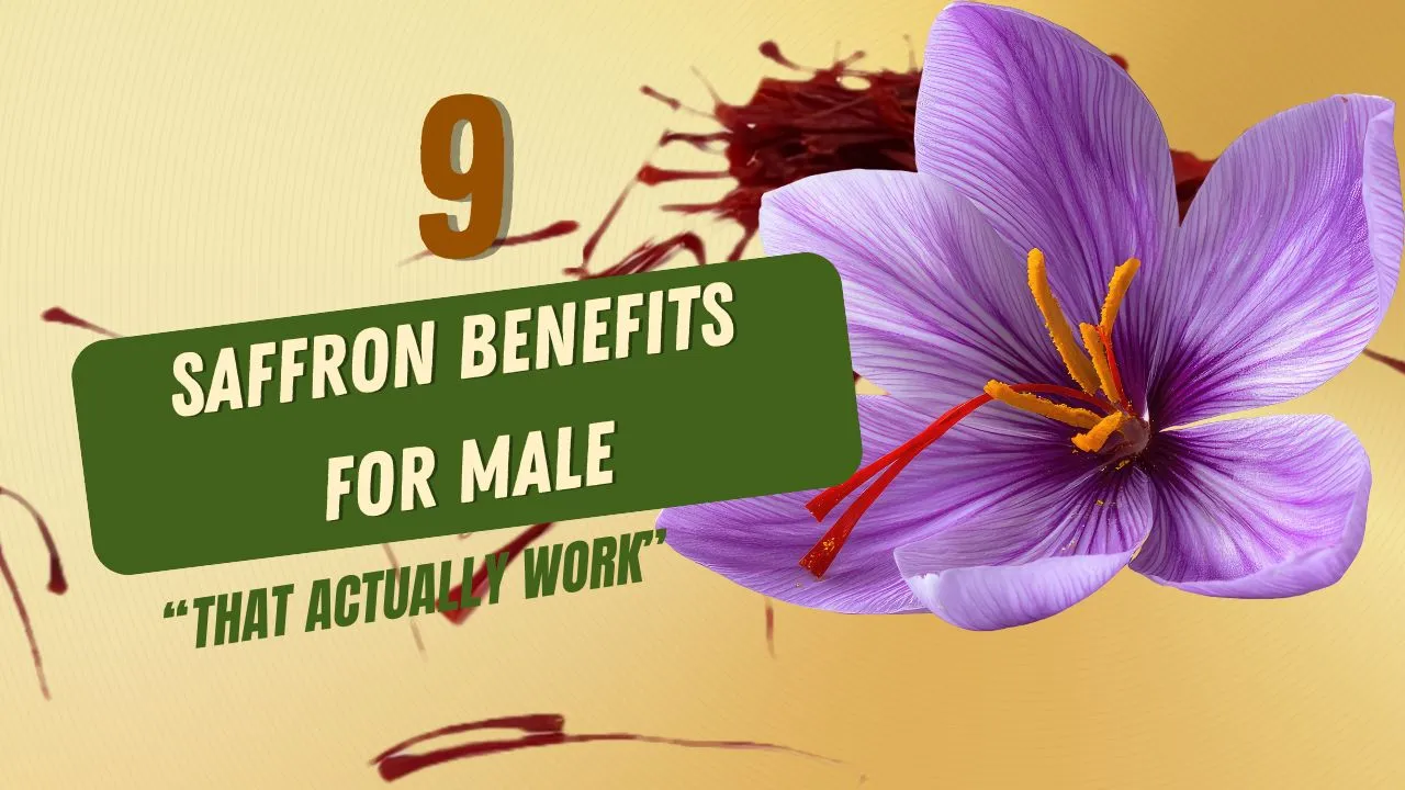 saffron benefits for male health and energy