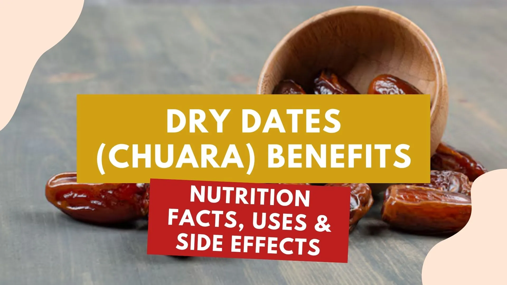 Dry dates (Chuara) benefits, nutrition and health uses