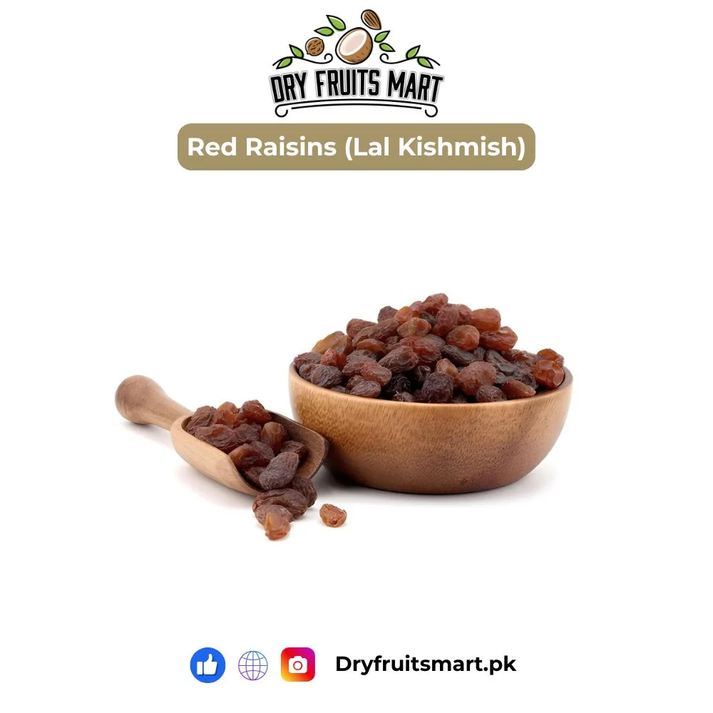 Premium Red Raisins Kishmish - Natural Lal Kishmish