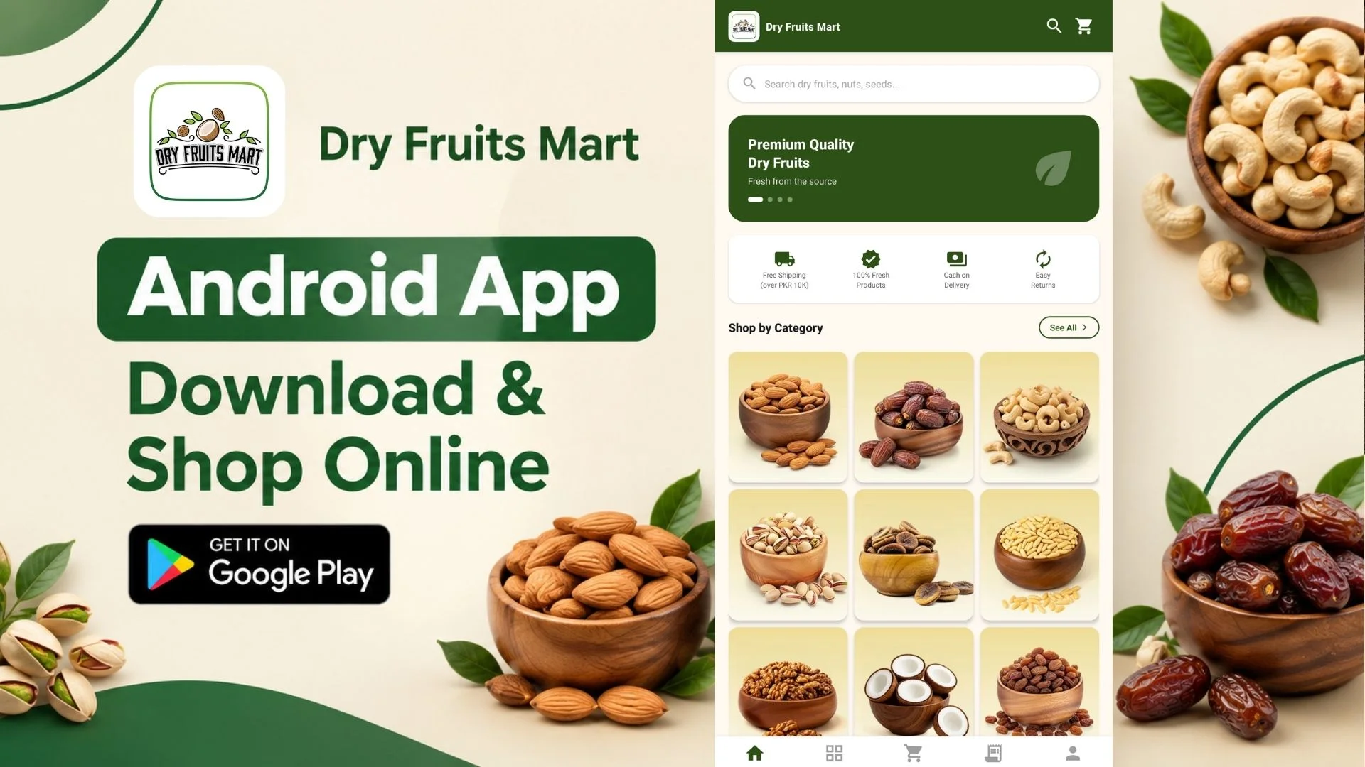 Dry Fruits Mart Mobile App