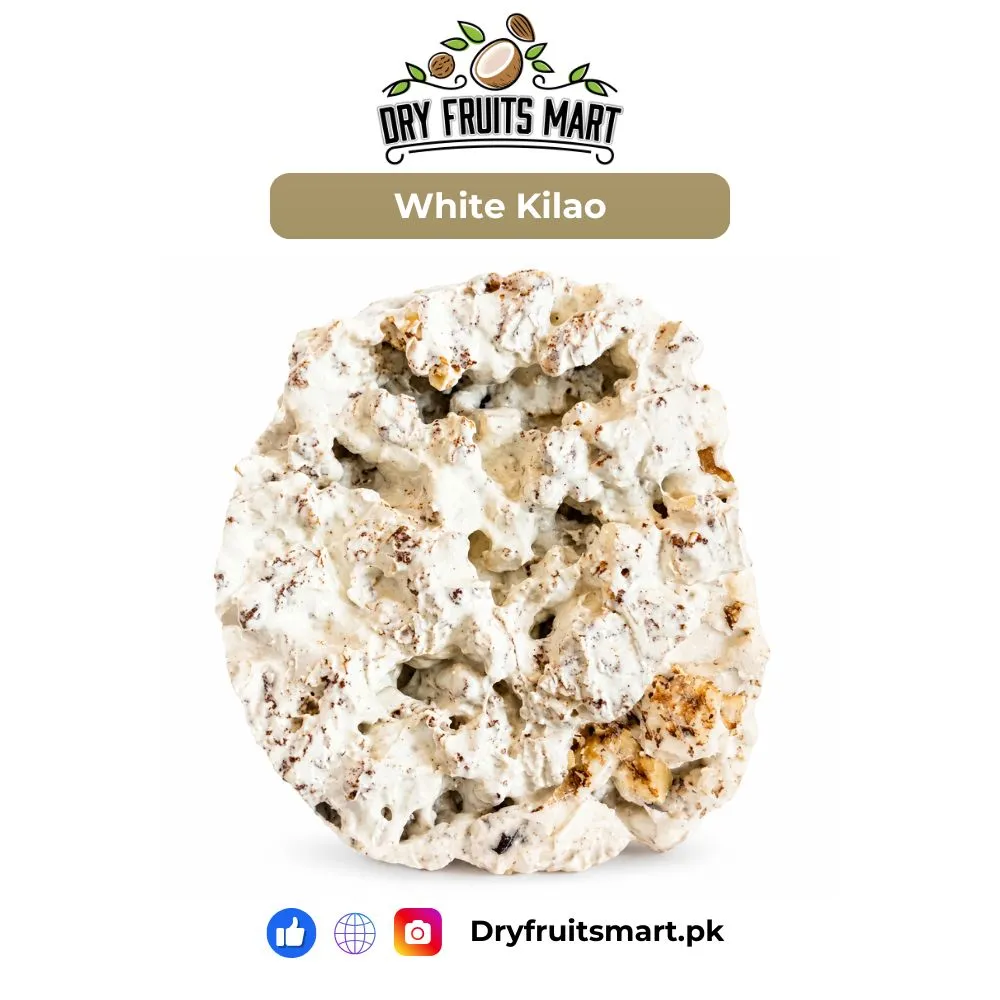 White Kilao made with cream, honey and walnuts by Dry Fruits Mart